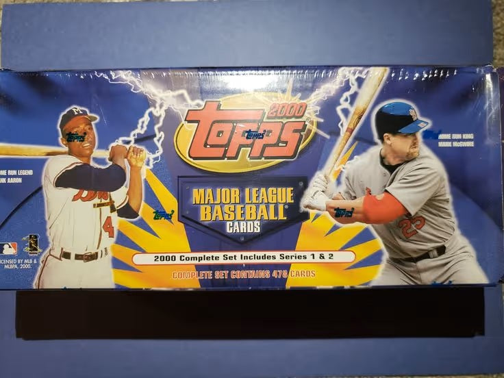 2000 Topps baseball complete set #1-478, Mickey MANTLE / Tony GWYNN (HOF)