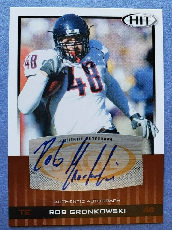 2010 Sage HIT Rob Gronkowski autograph rookie card #A84, PATRIOTS / BUCCANEERS