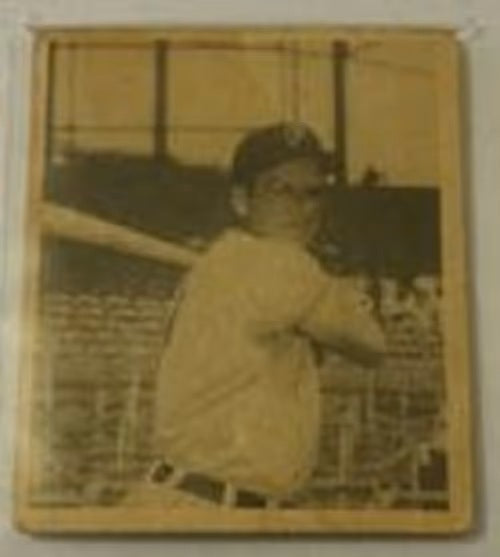 1948 Bowman baseball Ralph Kiner rookie card #3, PITTSBURGH PIRATES (HOF)