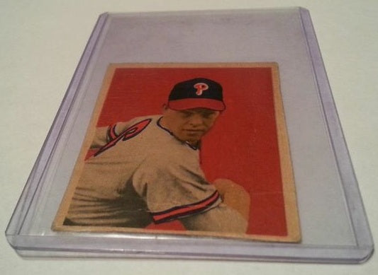 1949 Bowman baseball Robin Roberts rookie card #46, PHILLIES (HOF)