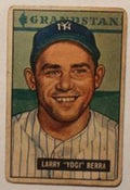 1951 Bowman baseball Yogi Berra #2, New York YANKEES (HOF)
