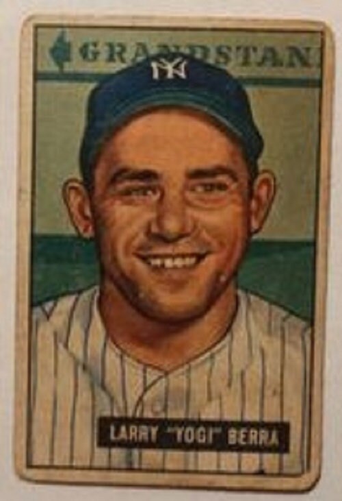1951 Bowman baseball Yogi Berra #2, New York YANKEES (HOF)