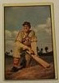 1953 Bowman Color baseball Enos Slaughter #81, CARDINALS (HOF)