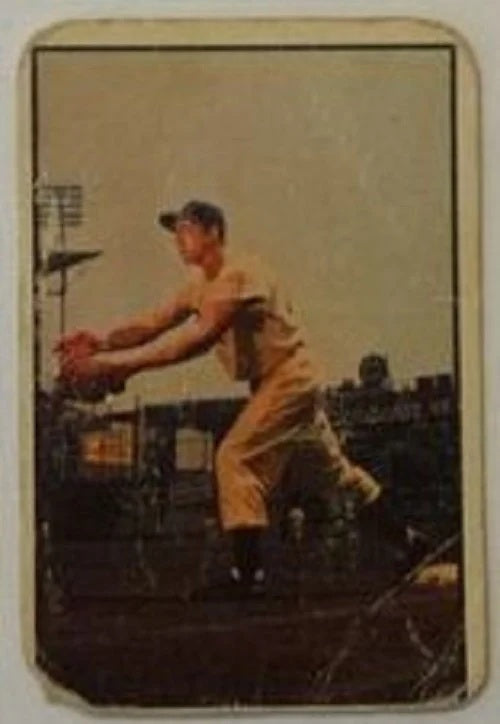 1953 Bowman Color baseball Gil Hodges #92, DODGERS (HOF)