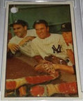 1953 Bowman Color baseball New York Yankees Mickey Mantle #44, YANKEES (HOF)