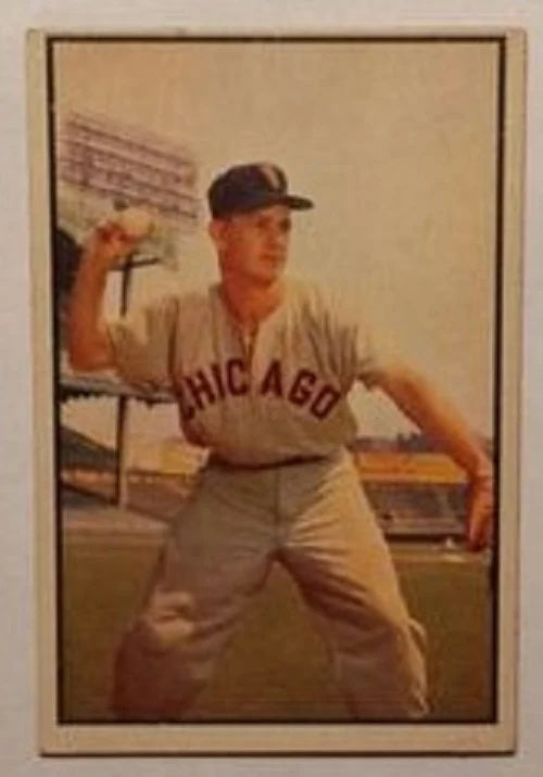 1953 Bowman Color baseball Nellie Fox #18, WHITE SOX (HOF)