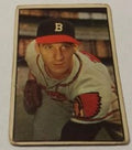 1953 Bowman Color baseball Warren Spahn #99, BRAVES (HOF)