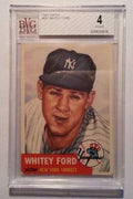 1953 Topps baseball Whitey Ford #207, YANKEES (HOF)