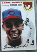 1954 Topps baseball Chicago Cubs Ernie Banks rookie card #94, CUBS (HOF)