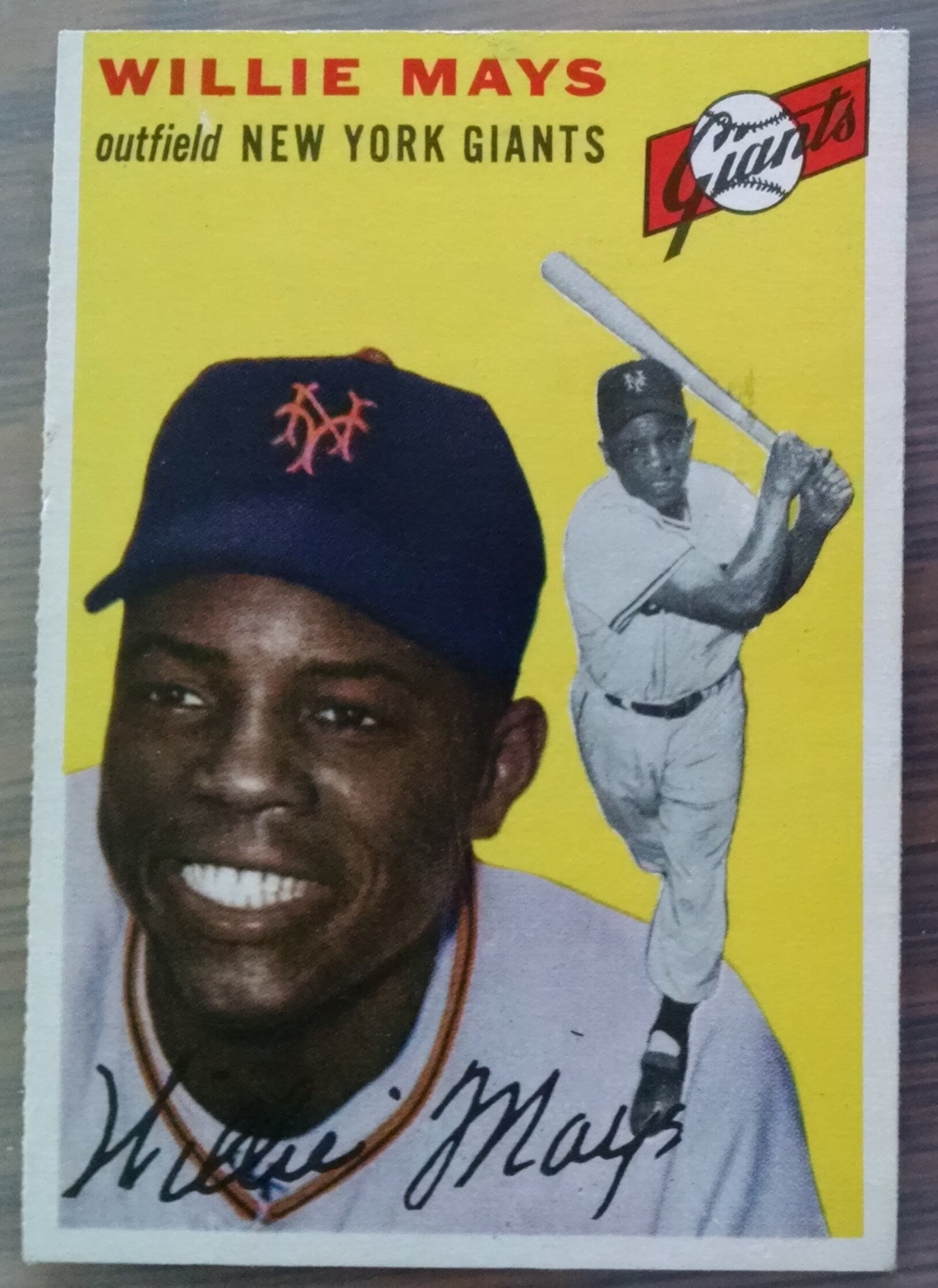 1954 Topps baseball Willie Mays #90, GIANTS / METS (HOF)