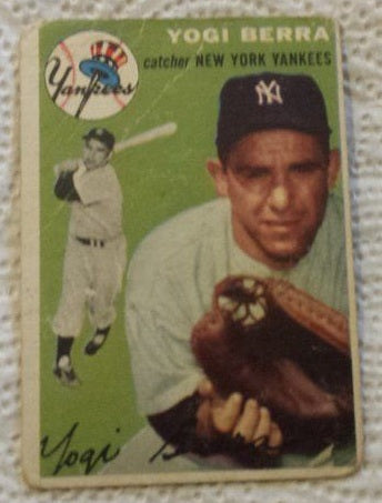 1954 Topps baseball Yogi Berra #50, YANKEES (HOF)