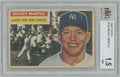 1956 Topps baseball New York Yankees Mickey Mantle #135, YANKEES (HOF)