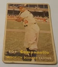 1957 Topps baseball Roy Campanella #210, DODGERS (HOF)