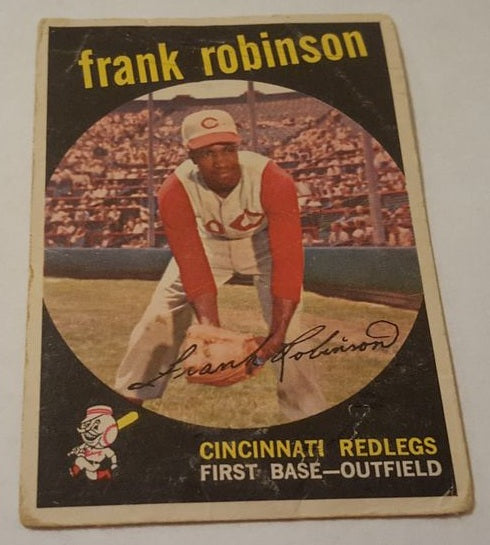 1959 Topps baseball Frank Robinson #435, REDS (HOF)