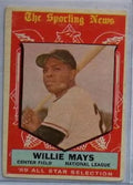 1959 Topps baseball Willie Mays #563, GIANTS / METS (HOF