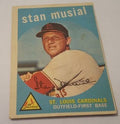 1959 Topps baseball Stan Musial #150, CARDINALS (HOF)