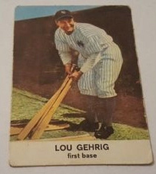 1961 Golden Press baseball Lou Gehrig #16, YANKEES (HOF)
