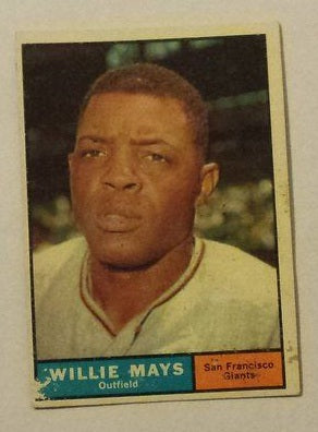 1961 Topps baseball Willie Mays #150, GIANTS / METS (HOF)