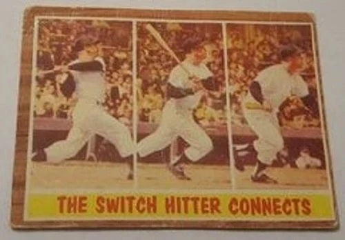 1962 Topps baseball New York Yankees Mickey Mantle #318, YANKEES, (HOF)