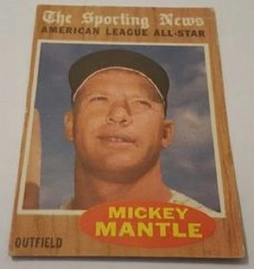 1962 Topps baseball New York Yankees Mickey Mantle #471, YANKEES, (HOF)