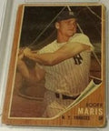 1962 Topps baseball Roger Maris #1, YANKEES / CARDINALS (HOF)