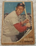 1962 Topps baseball Stan Musial #50, St. Louis CARDINALS (HOF)