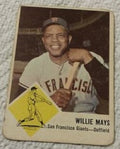 1963 Fleer baseball Willie Mays #5, GIANTS / METS (HOF)