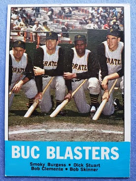 1963 Topps baseball Pittsburgh Pirates Roberto Clemente #18, PIRATES (HOF)