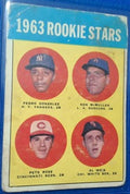 1963 Topps baseball Pete Rose rookie card #537, REDS / PHILLIES