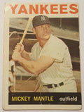 1964 Topps baseball New York Yankees Mickey Mantle #50, YANKEES (HOF)