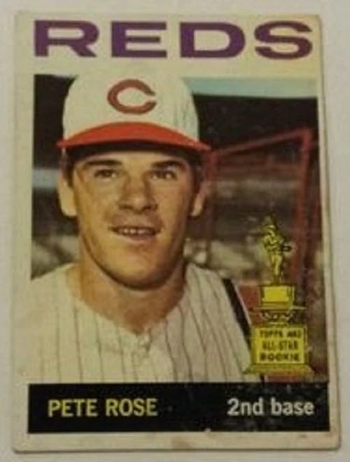 1964 Topps baseball Pete Rose #125, Cincinnati REDS / Philadelphia PHILLIES