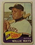 1965 Topps baseball Willie Mays #250, GIANTS / METS (HOF)