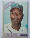 1966 Topps baseball Hank Aaron #500, BRAVES (HOF)