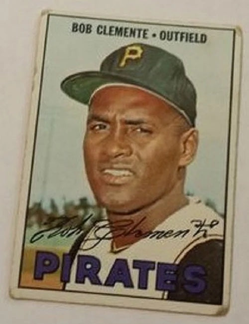 1967 Topps baseball Pittsburgh Pirates Roberto Clemente #400, PIRATES (HOF)