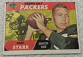 1968 Topps football Bart Starr #1, Green Bay PACKERS (HOF)