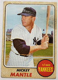 1968 Topps baseball New York Yankees Mickey Mantle #280, YANKEES (HOF)