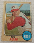 1968 Topps baseball Pete Rose #230, REDS / PHILLIES