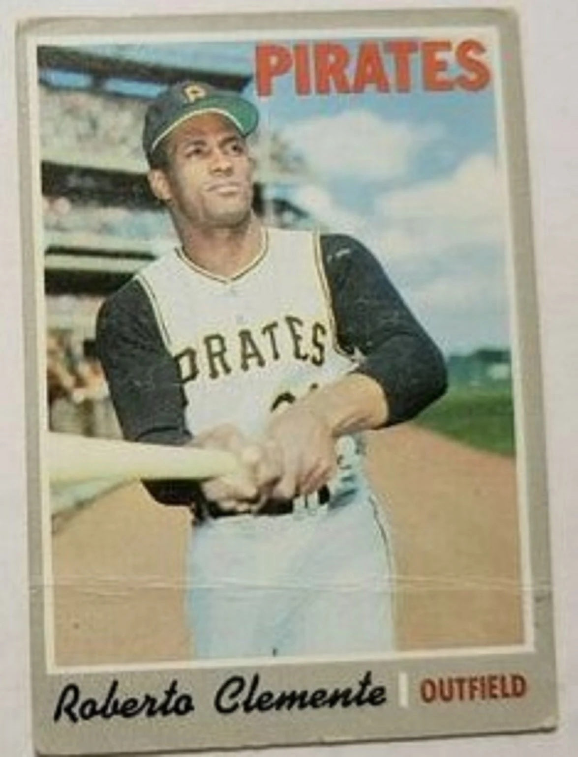 1970 Topps baseball Pittsburgh Pirates Roberto Clemente #350, PIRATES (HOF)
