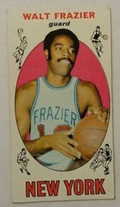 1969-70 Topps basketball Walt Clyde Frazier rookie card #98, New York KNICKS (HOF)
