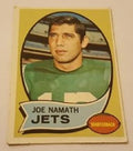 1970 Topps football Joe Namath #150, JETS (HOF)