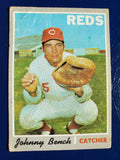 1970 Topps baseball Cincinnati Reds Johnny Bench #660, REDS (HOF)