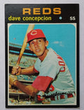 1971 Topps baseball Dave Concepcion rookie card #14, REDS